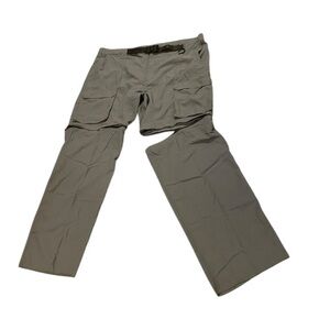 Mens 2X Boy Scout Uniform Pants Adult Switchbacks Zip Off Shorts 2XL